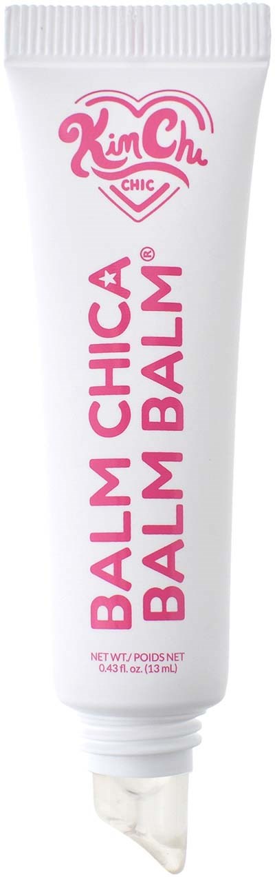 Putkil topical KimChi Chic BalM Balm, jossa pinkki teksti valkoisella taustalla.