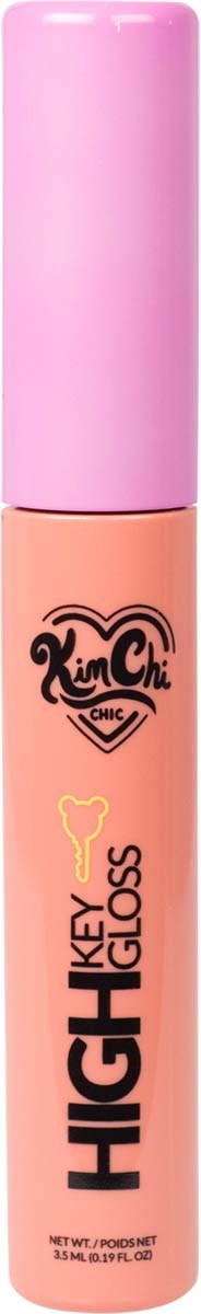 KimChi Chic High Key Gloss Full Coverage Lipgloss Peach Pink