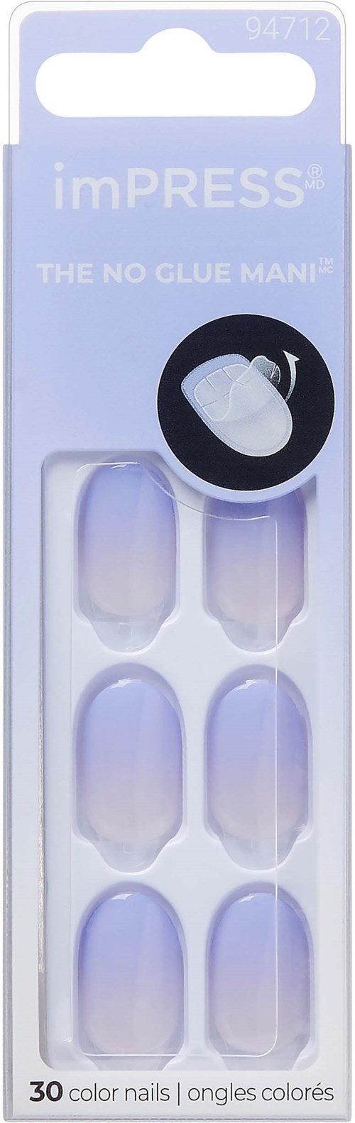 Small package of no-glue white nail tips for easy nail extension and decoration.