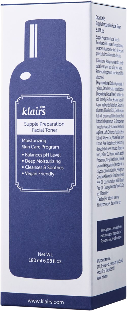 Klairs Supple Preparation  Unscented Toner  180 ml