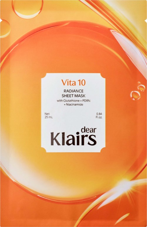 Klairs Vita 10 Radiance Sheet Mask 25 ml