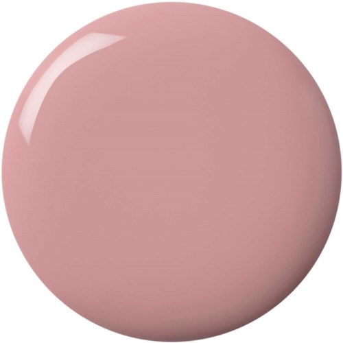 Eine große, glatte, rosa Kugel mit einem weißen Reflexlicht oben links.