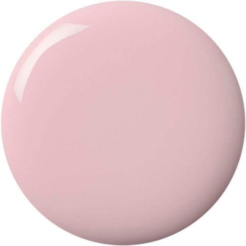 Eine große, glänzende, rosa Kugel mit einem Glanzlicht oben.