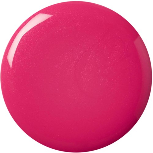 Eine rosa glänzende Kugel mit Lichtreflex.