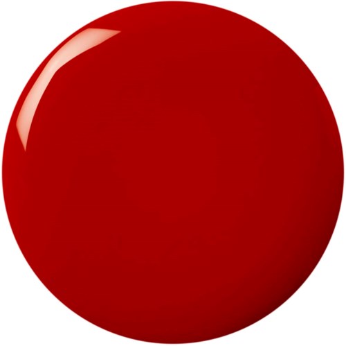 Ein schlichter roter Kreis mit einem Lichtreflex oben links. Keine weiteren Elemente.