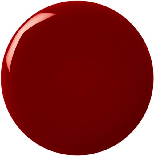 Ein glänzender, roter, sphärischer Gegenstand mit reflektierender Oberfläche und glatter Textur.