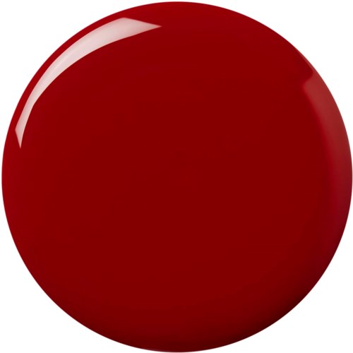 Großer, glänzender roter Ball mit hellem Lichtreflex auf der oberen linken Seite.