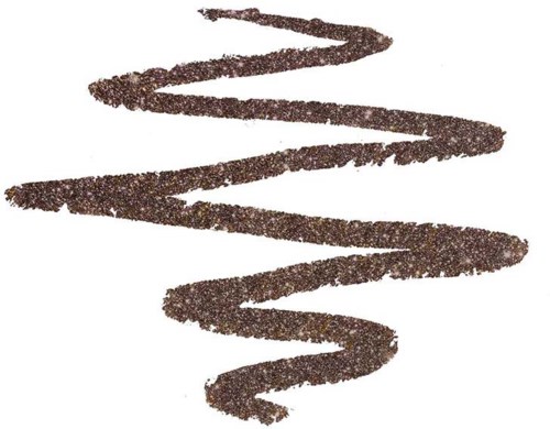En brun linje ritad i zigzag-mönster på en vit bakgrund.