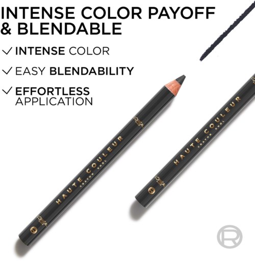 Bilden visar två makeup-penna, som lyfter fram intensiv färg, blandbarhet och enkel applicering.