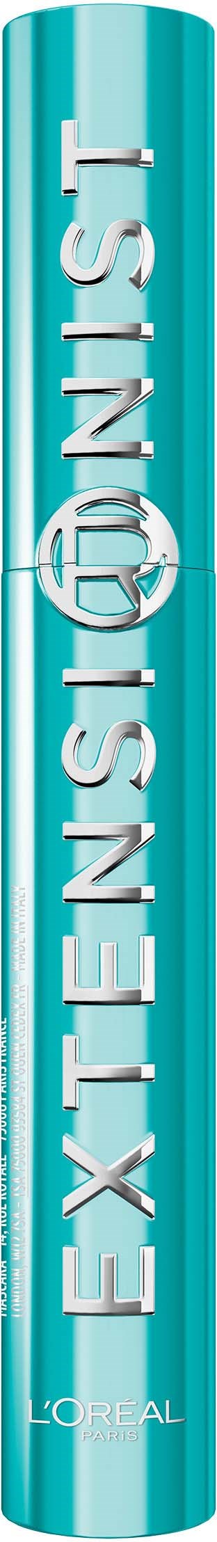 A blue cylindrical container with white text that says "EXTENSIONIST" and a logo in the middle.