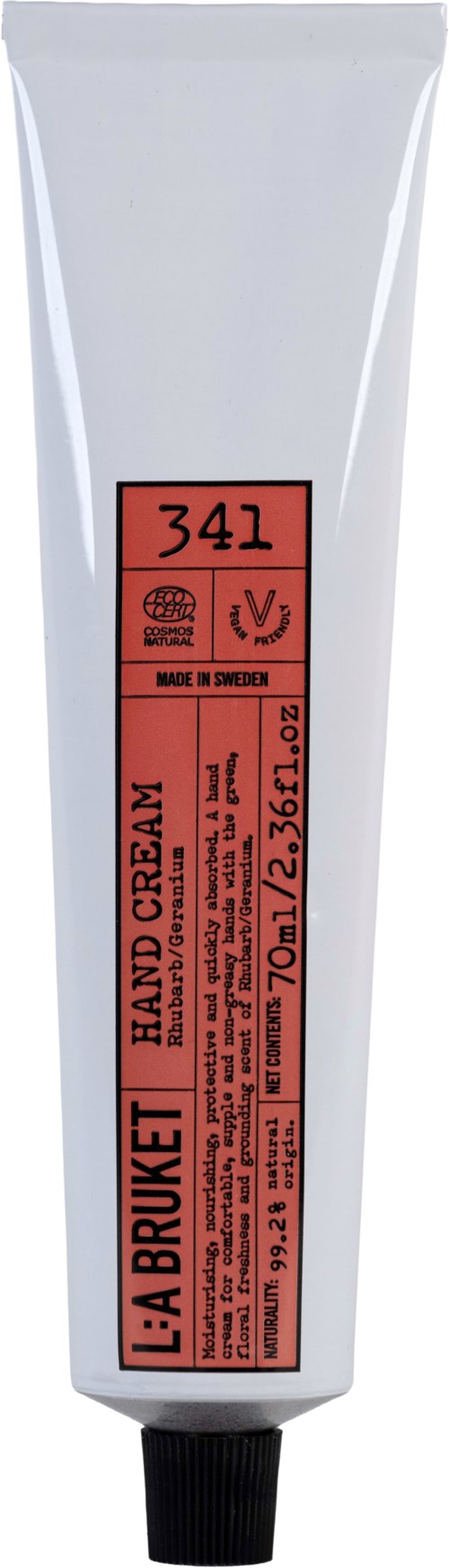 A white tube with a red label showing cream type, size, and brand name La Bruyette.