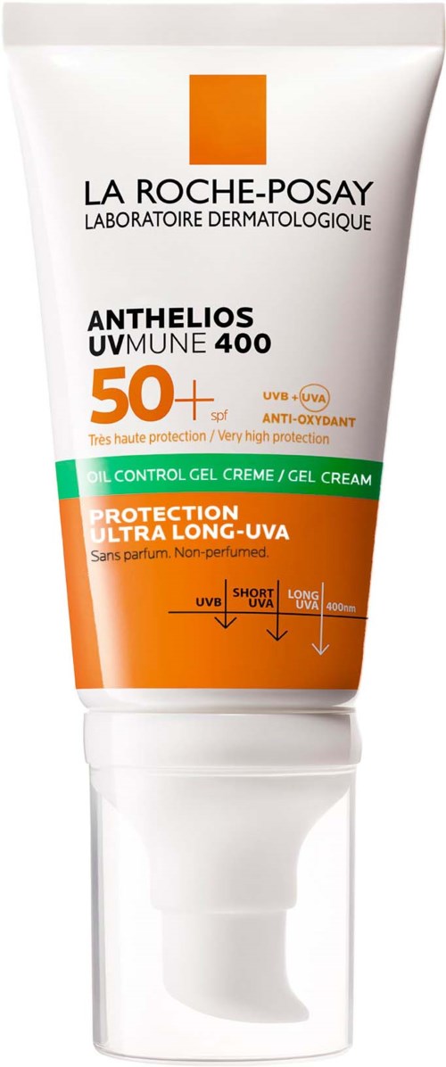 Zonnebrandcrème met SPF 50+ die de huid beschermt tegen UV-stralen, geschikt voor lange en korte zonblootstelling.