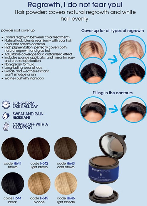 Labor Pro INSTANTretouch hair powder filler and concealer Light Brown