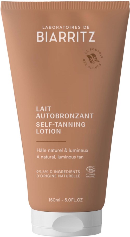 Zelfbruinende lotion voor de huid, natuurlijk en stralend, met natuurlijke ingrediënten, 150ml.