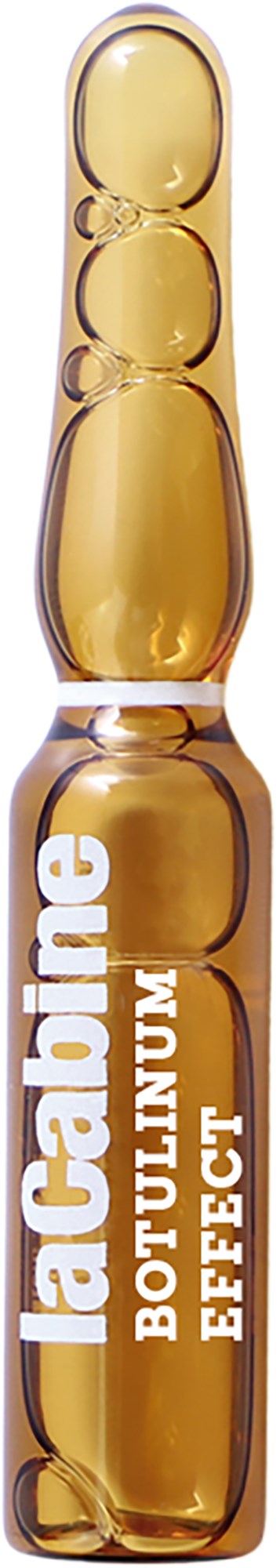 A small vial labeled 'Lactabine Bottuling Effect' contains a yellowish liquid. The label is white with bold text.