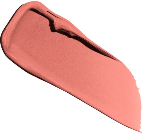 Ein rosa Make-up-Produktfleck mit gebogener Form und glatter Textur.