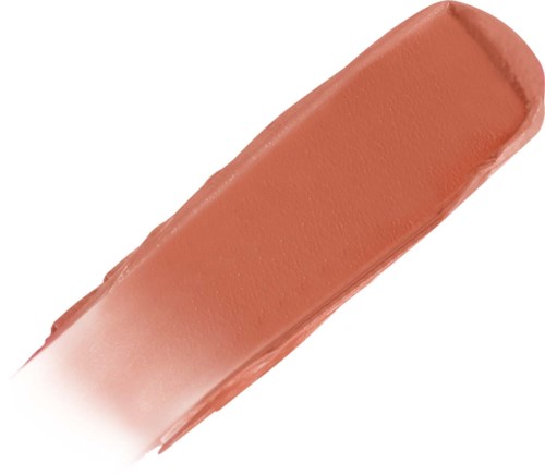 Näytteenä beige- tai lohenvärinen meikkipohja tai peiteaine valkoisella taustalla.