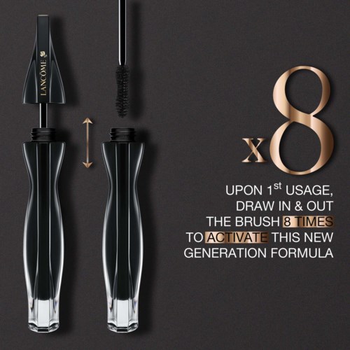 Lancôme ripsiväri-ohjeet, käytä ja rakenna 8 kertaa parhaiden tulosten saavuttamiseksi.