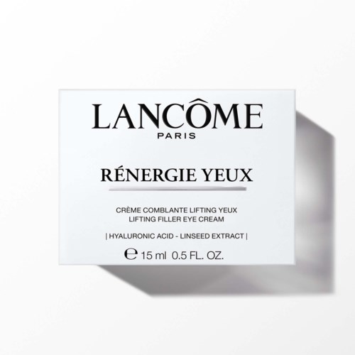 Lancôme Augencreme-Box mit Produktdetails und Logo.