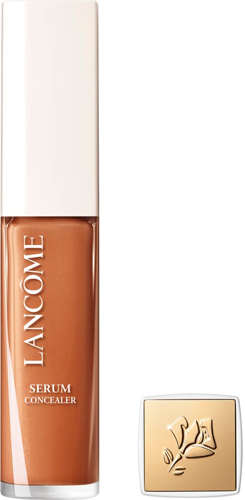 A lip concealer and serum product in a tube with a white cap, the brand name 'Lancôme' is visible.