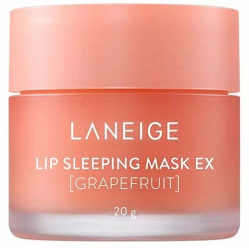 Een roze potje van Laneige Lip Sleeping Mask Ex met grapefruit, 20 gram.
