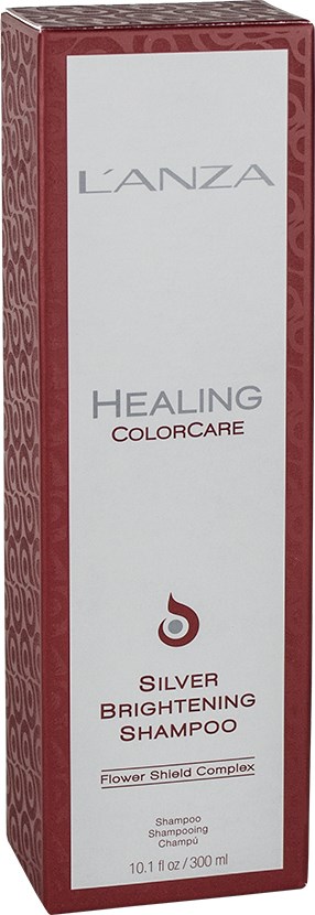 Halka L'Anza Healing Colorcare Silver Brightening Shampoo Flower Shield Complex, 10,1 fl oz.