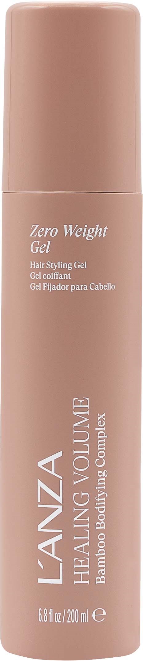 Een lange beige bus met L'ANZA Heating Volume die beweert dat er geen gewicht en calorievrij stylen is.