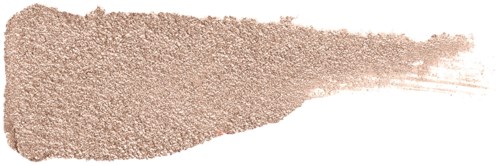 Ett beige, strukturerat pulver utspritt med en streck som sträcker sig åt höger på en svart bakgrund.