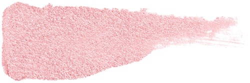 Pink texturerad makeup- eller kosmetikprodukt på vit bakgrund.