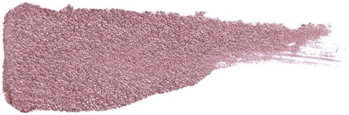 Ett rosa makeuppuderprov som är utbrett på en yta.