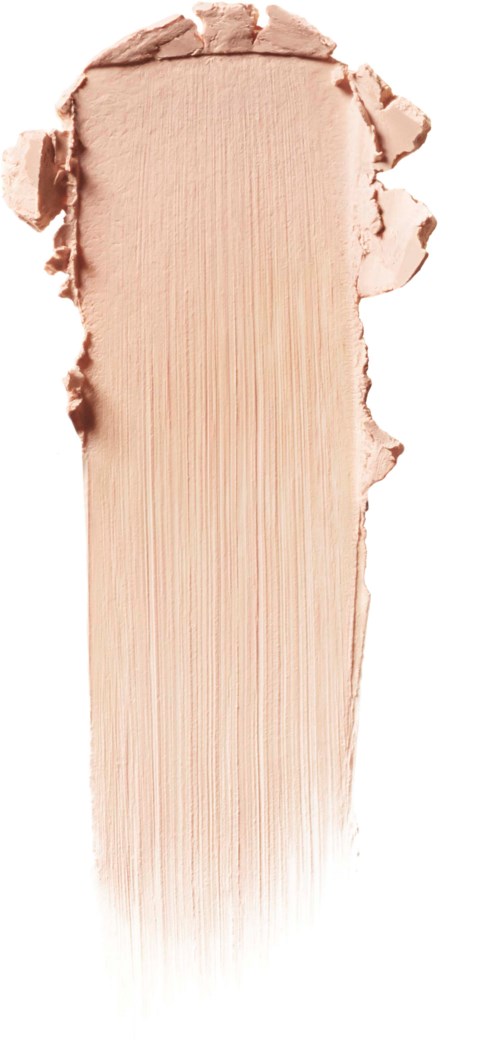 Light beige cream spread with a smooth texture, gradually fading at the bottom.