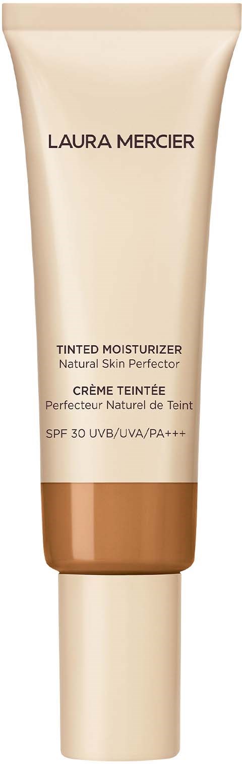En beige tub med Laura Mercier teintad fuktighetskräm med SPF 30 och UVA/UVB-skydd.