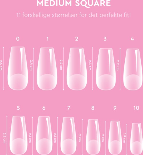 The image shows different sizes of glasses labeled from 0 to 10, with heights and widths noted for each.
