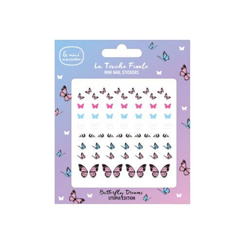 Le Mini Macaron Nail Arts Le Mini Art Stickers Butterfly Dreams