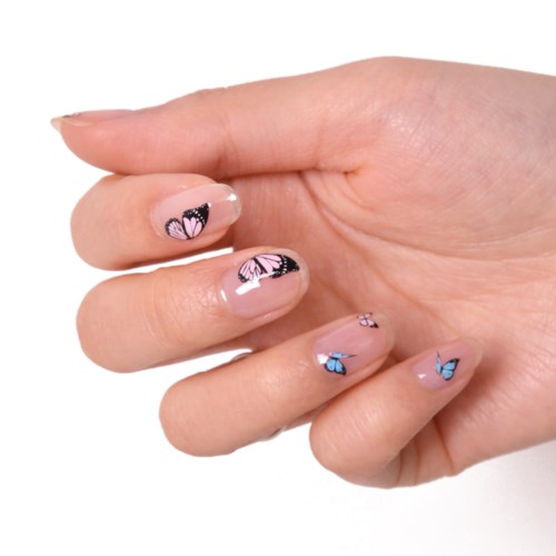 Le Mini Macaron Nail Arts Le Mini Art Stickers Butterfly Dreams