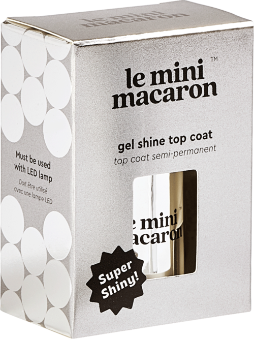 Le Mini Macaron Single Gel Polish 3xShine Topcoat