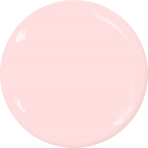 A large, shiny, pink ball with a smooth surface and reflections. No other elements are visible.