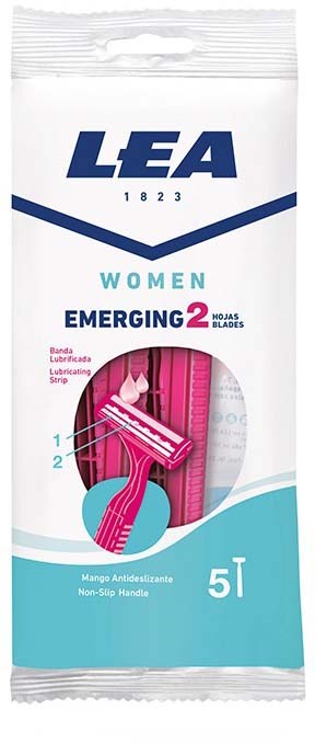 A pink applicator with cotton strips, labeled for women, with a non-slip handle, for personal hygiene.