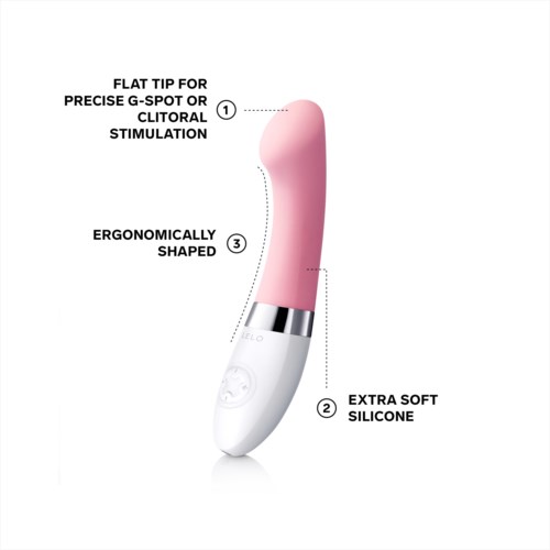 Silikon-Sexspielzeug, ergonomische Form, weiche Silikonschicht, flacher Tipp für G-Punkt oder Klitoralstimulation, glattes Design.