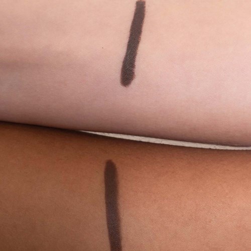 Two parallel lines drawn on skin, one on each arm or leg.