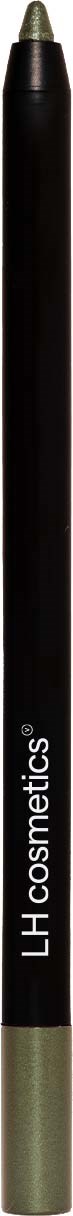 A black makeup pencil with a silver tip, labeled 'LH cosmetics' on the side.
