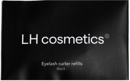 Schwarze Box mit LH cosmetics Wimpernzange Nachfüller.