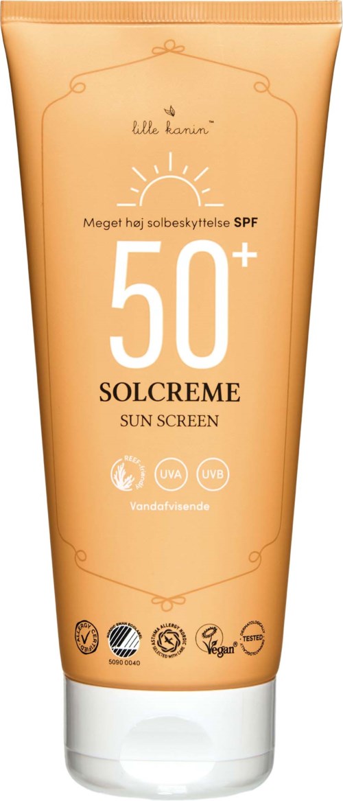 Aurinkovoide, SPF 50+, korkeaan auringonsuojaan, sopii kasvoille ja keholle, vesitiivis.