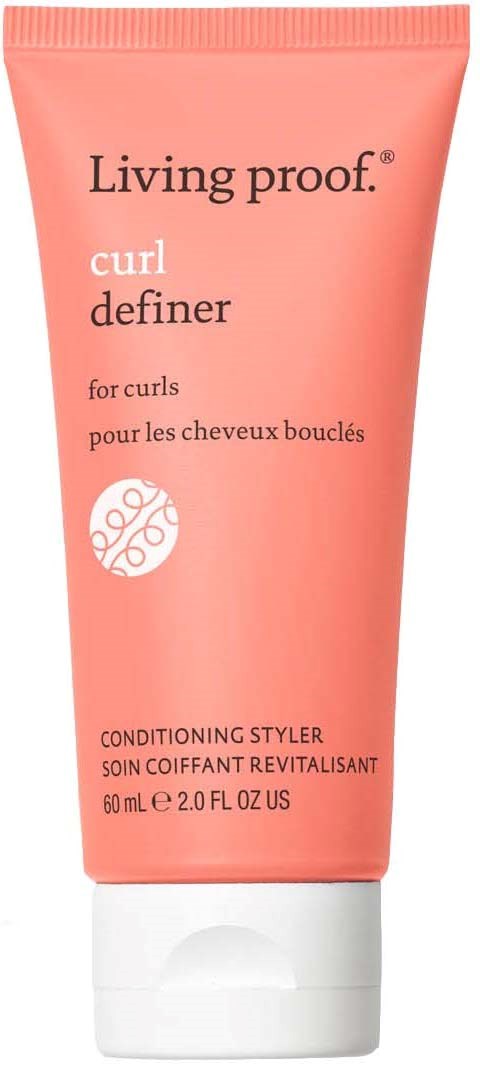 Väritölkki Living proof curl definer -tuotetta, 60 ml. Sisältää hoitavan muotoilutuotteen.