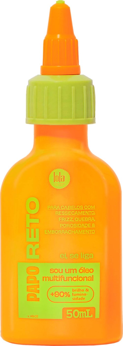 Orange och grön flaska med en nål, märkt som mångsidigt lim för skor, 50 ml.