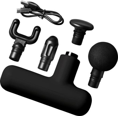 Pedals, microphone, and stand for exercise or physical therapy equipment. Includes a cable for power or connection.