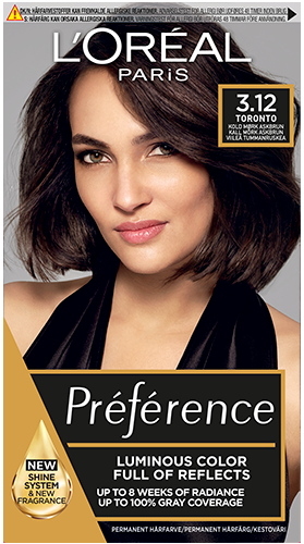 Loreal Paris Préférence Permanent Hair Color 1 st