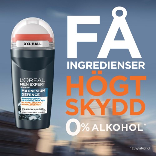 Loreal Paris Men Expert  Deo Magnesium Defence Hypoallergenic 48H Deodorant  50 ml