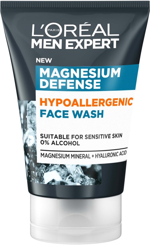 Loreal Paris Men Expert  Magnesium Defence Hypoallergenic Face Wash  100 ml