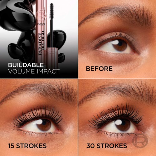 Mascara number increase from 15 to 30 creates bolder, longer eyelashes for a more dramatic look.
